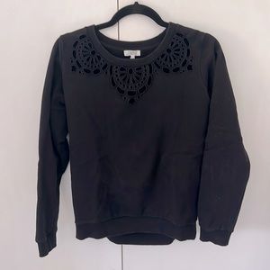Joie sweatshirt with cutout neckline